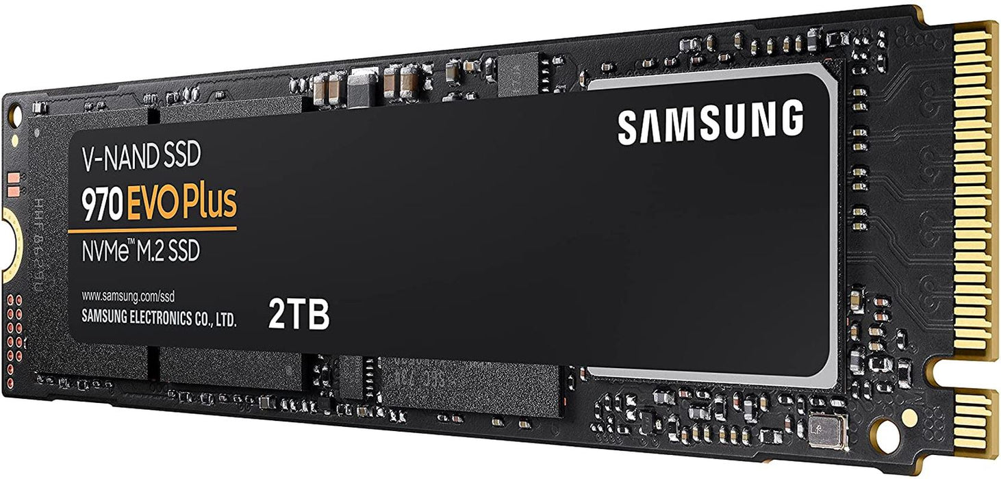 Samsung 970 EVO plus 2 TB Pcie Nvme M.2 (2280) Internal Solid State Drive (SSD) (MZ-V7S2T0) , Black