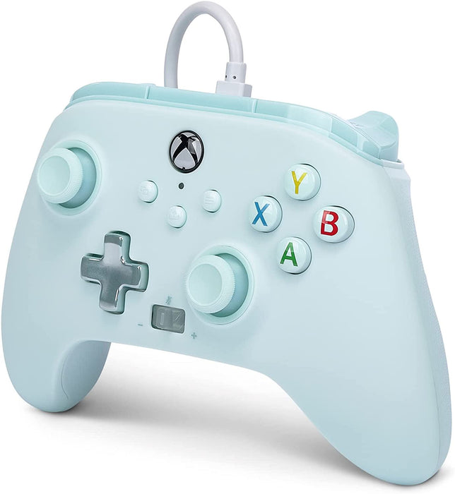 Powera Enhanced Wired Controller for Xbox Series X|S - Cotton Candy Blue