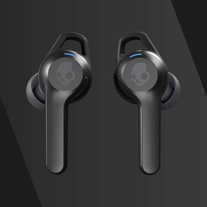 Skullcandy Indy Evo In-Ear Headphones True Wireless via Bluetooth, IP55 Sweat, Water, and Dust Resistant, up to 30 Hours of Total Battery - True Black