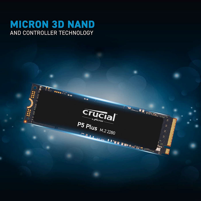 Crucial P5 plus CT1000P5PSSD8 1TB (Pcie 4.0, 3D NAND, Nvme, M.2 Gaming SSD) up to 6600Mb/S