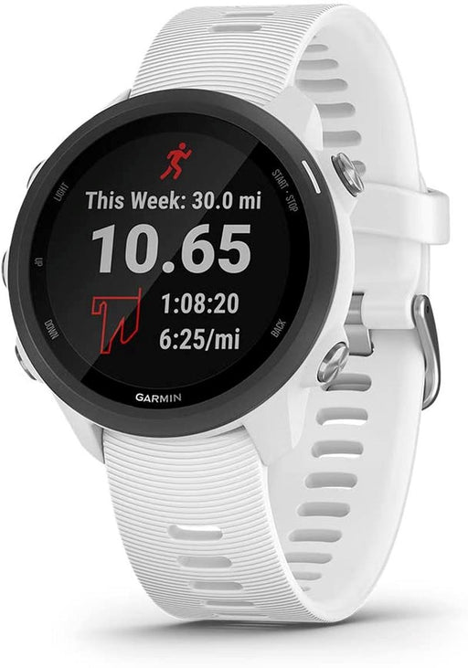 Garmin Forerunner 245 Music, GPS Running Smartwatch with Music and Advanced Dynamics, White