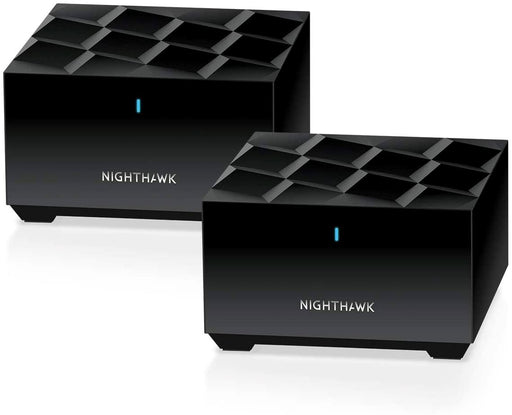 NETGEAR Nighthawk Whole Home Mesh Wifi 6 System MK62 - AX1800 Router with 1 Satellite Extender, Coverage up to 2,000 Sq Ft and 25+ Devices