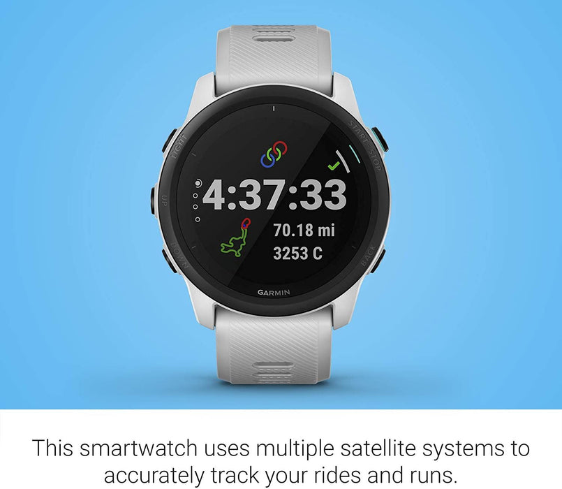 Garmin Forerunner 745, GPS Running Watch, Detailed Training Stats and On-Device Workouts, Essential Smartwatch Functions, Whitestone