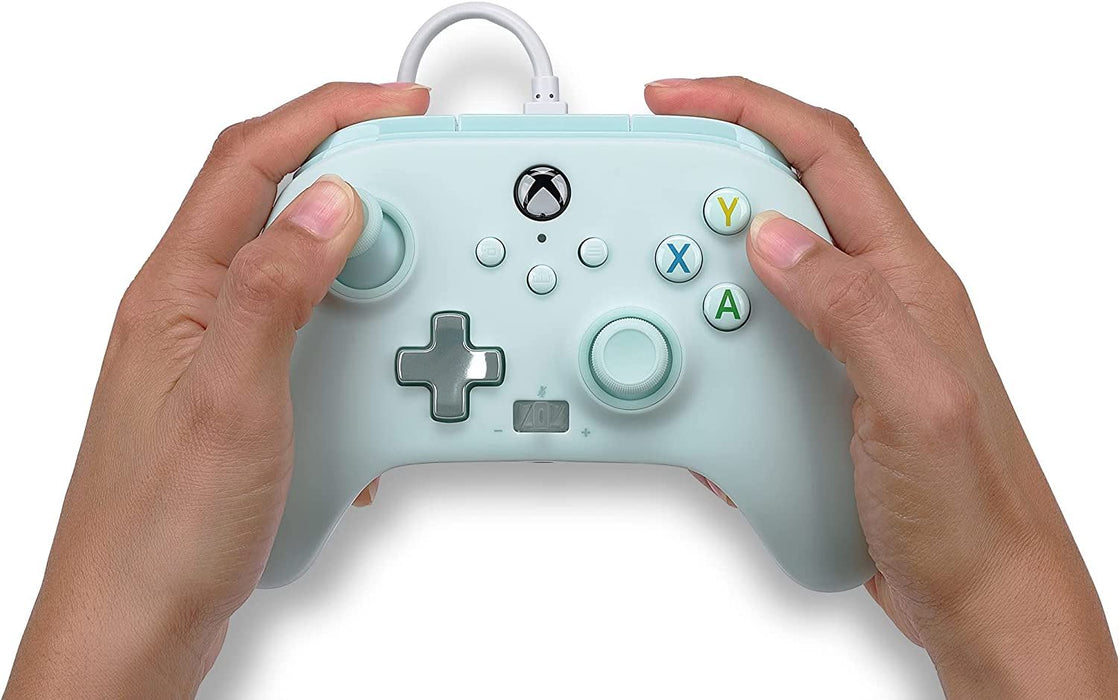 Powera Enhanced Wired Controller for Xbox Series X|S - Cotton Candy Blue