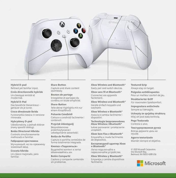 Xbox Wireless Controller – Robot White