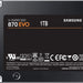 Samsung SSD 870 EVO, 1 TB, Form Factor 2.5”, Intelligent Turbo Write, Magician 6 Software, Black (Internal SSD)