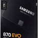 Samsung SSD 870 EVO, 1 TB, Form Factor 2.5”, Intelligent Turbo Write, Magician 6 Software, Black (Internal SSD)