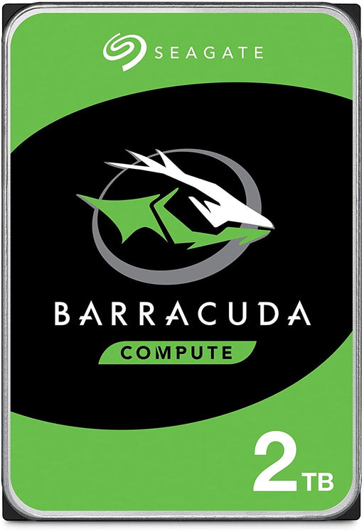 Seagate Barracuda 2TB Internal Hard Drive HDD – 3.5 Inch SATA 6Gb/S 7200 RPM 256MB Cache 3.5-Inch – Amazon Exclusive - Frustration Free Packaging (ST2000DM008), Silver