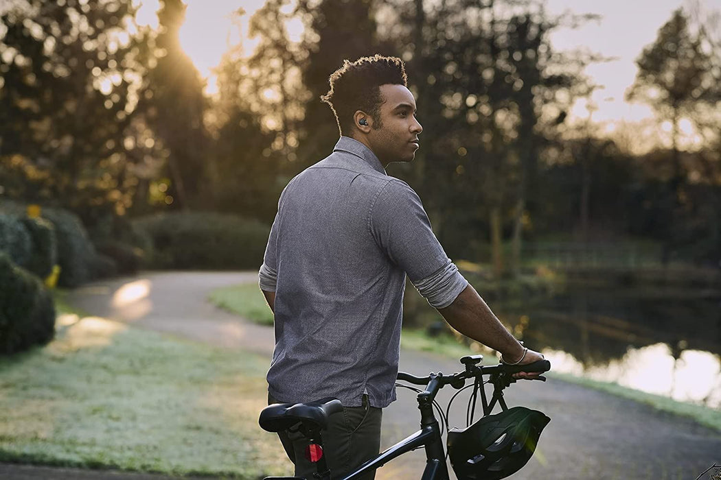 Sony Linkbuds - New Concept Open Ring Design Allows Conversations without Removing Earbuds and to Stay Safe While Running - Grey