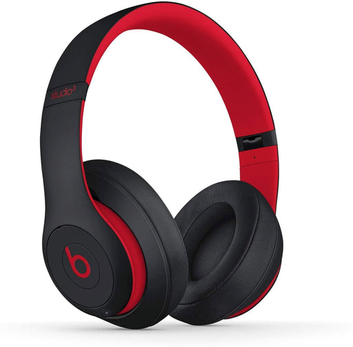 Beats Studio3 Wireless Noise Cancelling Over-Ear Headphones - Apple W1 Headphone Chip, Class 1 Bluetooth, Active Noise Cancelling, 22 Hours of Listening Time - Defiant Black-Red