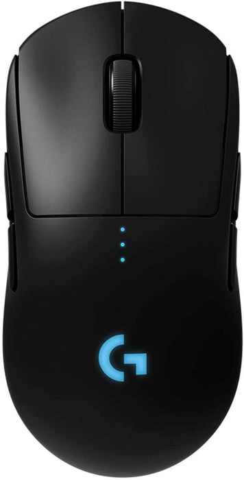 Logitech G PRO Wireless Gaming Mouse, HERO 25K Sensor, 25,600 DPI, RGB, Ultra Lightweight, 4-8 Programmable Buttons, Long Battery Life, Powerplay-Compatible, Built for Esports, Pc/Mac - Black