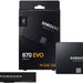 Samsung SSD 870 EVO, 1 TB, Form Factor 2.5”, Intelligent Turbo Write, Magician 6 Software, Black (Internal SSD)