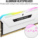 Corsair Vengeance RGB PRO SL 32GB (2X16Gb) DDR4 3600Mhz C18, Illuminated Desktop Memory Kit (10 Individually Addressable RGB Leds, Wide Compatibility, Optimised for Bandwidth & Response Times) White