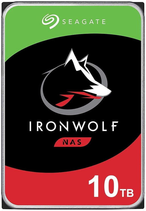 Seagate 10 TB Ironwolf NAS 3.5 Inch Hard Drive ST10000VN0008 (SATA 6 Gb/S/256 MB/7200 RPM)