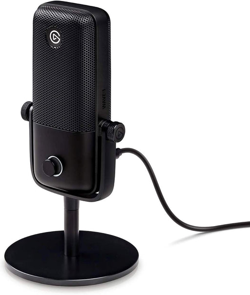 Elgato Wave:1 - Premium USB Condenser Microphone for Streaming, Podcasting, Recording, Gaming, Home Office and Video Conferencing, Plug 'N Play with Digital Mixing Software for Mac, PC