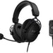 Hyperx Cloud Alpha S - PC Gaming Headset, 7.1 Surround Sound, Adjustable Bass, Dual Chamber Drivers, Breathable Leatherette, Memory Foam, and Noise Cancelling Microphone - Blackout (HX-HSCAS-BK/WW)