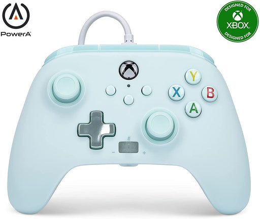 Powera Enhanced Wired Controller for Xbox Series X|S - Cotton Candy Blue