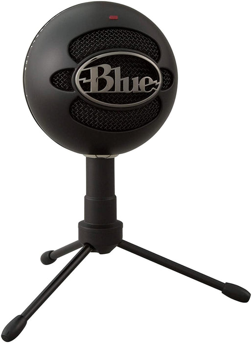 Blue Microphones Snowball Ice Plug 'N Play USB Microphone for Recording, Podcasting, Broadcasting, Twitch Game Streaming, VOICE Overs, Youtube Videos on PC and Mac - Black