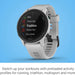 Garmin Forerunner 745, GPS Running Watch, Detailed Training Stats and On-Device Workouts, Essential Smartwatch Functions, Whitestone