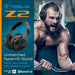 TREBLAB Z2 - Bluetooth Headphones over Ear | 35H Battery Life | Active Noise Cancelling Headphones with Microphone | Wireless Headphones for Work, Travel, TV, PC, Phone Calls