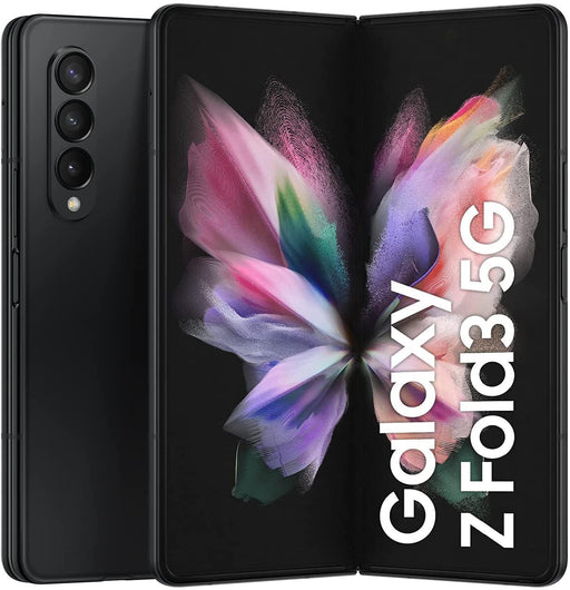 Samsung Galaxy Z Fold3 5G Mobile Phone SIM Free Android Folding Smartphone 256GB Phantom Black (UK Version)