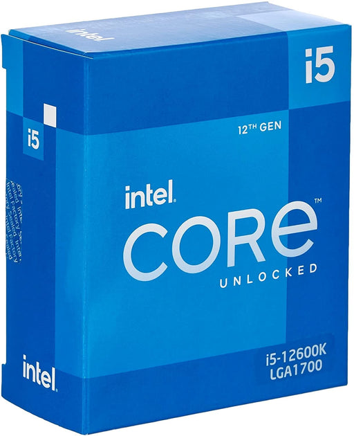 Intel Core I5-12600K 12Th Generation Desktop Processor (Base Clock: 3.7Ghz Tuboboost: 4.9Ghz, 6 Cores, LGA1700, RAM DDR4 and DDR5 up to 128GB) BX8071512600K