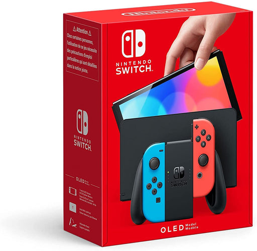 Nintendo Switch (OLED Model) - Neon Blue/Neon Red