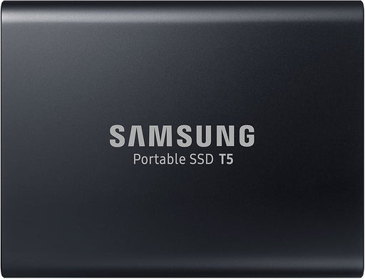 Samsung T5 1 TB USB 3.1 Gen 2 (10 Gbps, Type-C) External Solid State Drive (Portable SSD) Deep Black (MU-PA1T0B)