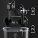 Skullcandy Indy Evo In-Ear Headphones True Wireless via Bluetooth, IP55 Sweat, Water, and Dust Resistant, up to 30 Hours of Total Battery - True Black