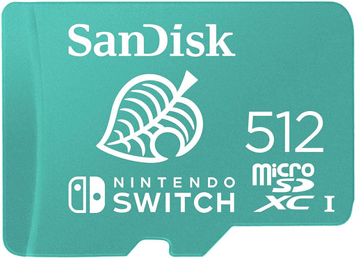 Sandisk Microsdxc UHS-I Card for Nintendo 512GB - Nintendo Licensed Product, Green