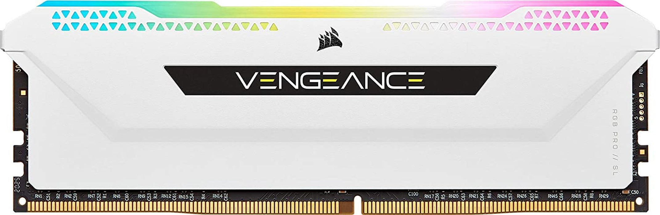 Corsair Vengeance RGB PRO SL 32GB (2X16Gb) DDR4 3600Mhz C18, Illuminated Desktop Memory Kit (10 Individually Addressable RGB Leds, Wide Compatibility, Optimised for Bandwidth & Response Times) White