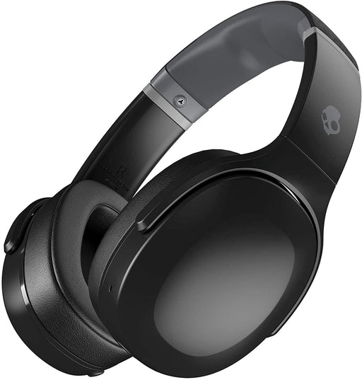 SKULLCANDY Crusher Evo Wireless Over-Ear Headphones, Adjustable Sensory Bass, Rapid Charge 40 Hours Battery Life - Chill Grey