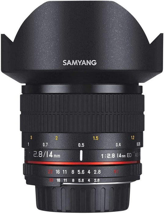 SAMYANG 14 mm f / 2.8 Lens - for Canon