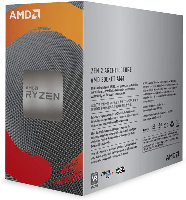 AMD Ryzen 5 3600 Processor (6C/12T, 35 MB Cache, 4.2 GHz Max Boost)