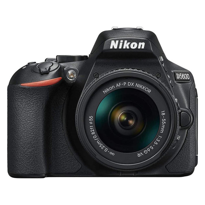 Nikon D5600 + AF-P 18-55 VR DSLR Camera - Black