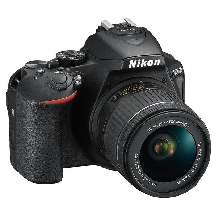 Nikon D5600 + AF-P 18-55 VR DSLR Camera - Black