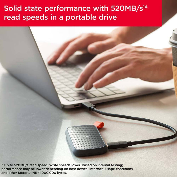 SanDisk Portable SSD 1TB, up to 520MB/s read speed