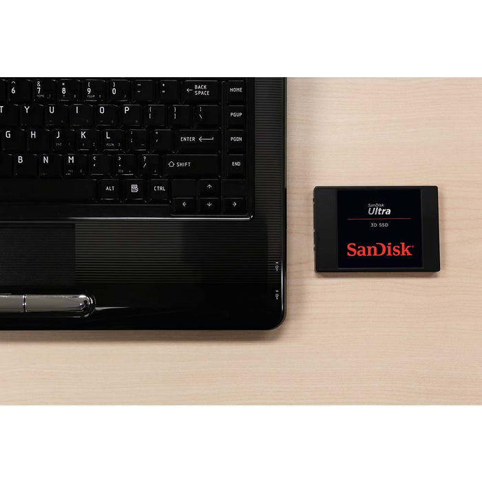 SanDisk Ultra 3D SSD 2TB up to 560MB/s Read / up to 530MB/s Write , Black