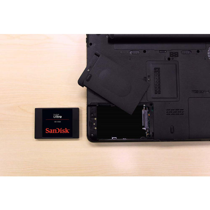 SanDisk Ultra 3D SSD 2TB up to 560MB/s Read / up to 530MB/s Write , Black