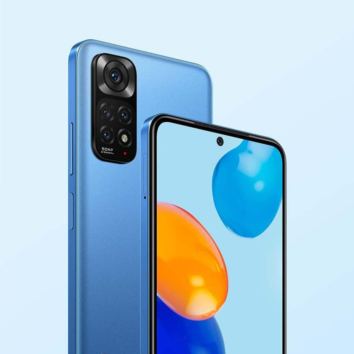 Xiaomi Redmi Note 11 - Smartphone 4+128GB, 6.43 Inch 90Hz FHD+ Amoled Dotdisplay, Snapdragon 680, 50MP AI Quad Camera, 5000mAh, Twilight Blue UK Version