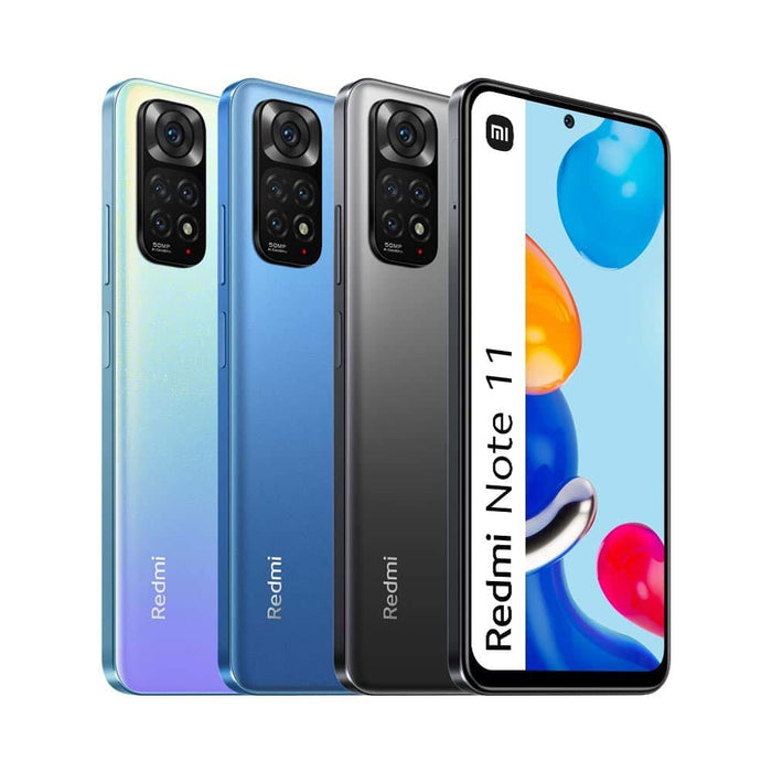 Xiaomi Redmi Note 11 - Smartphone 4+128GB, 6.43 Inch 90Hz FHD+ Amoled Dotdisplay, Snapdragon 680, 50MP AI Quad Camera, 5000mAh, Twilight Blue UK Version