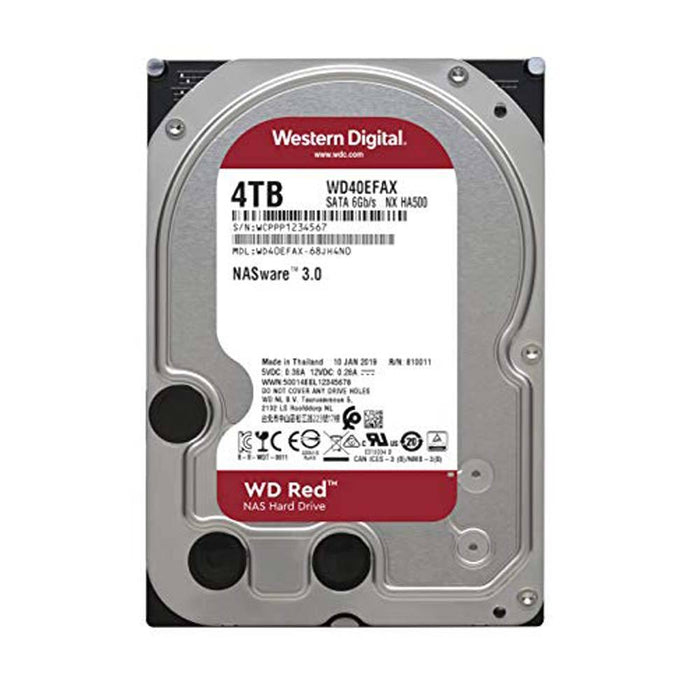 WD Red 4TB 3.5 Inch NAS Internal Hard Drive - 5400 RPM - WD40EFAX